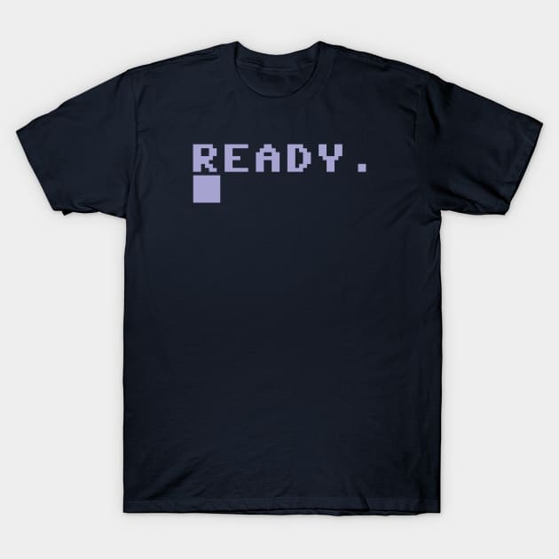 Commodore 64 Ready Screen T-Shirt by Issho Ni